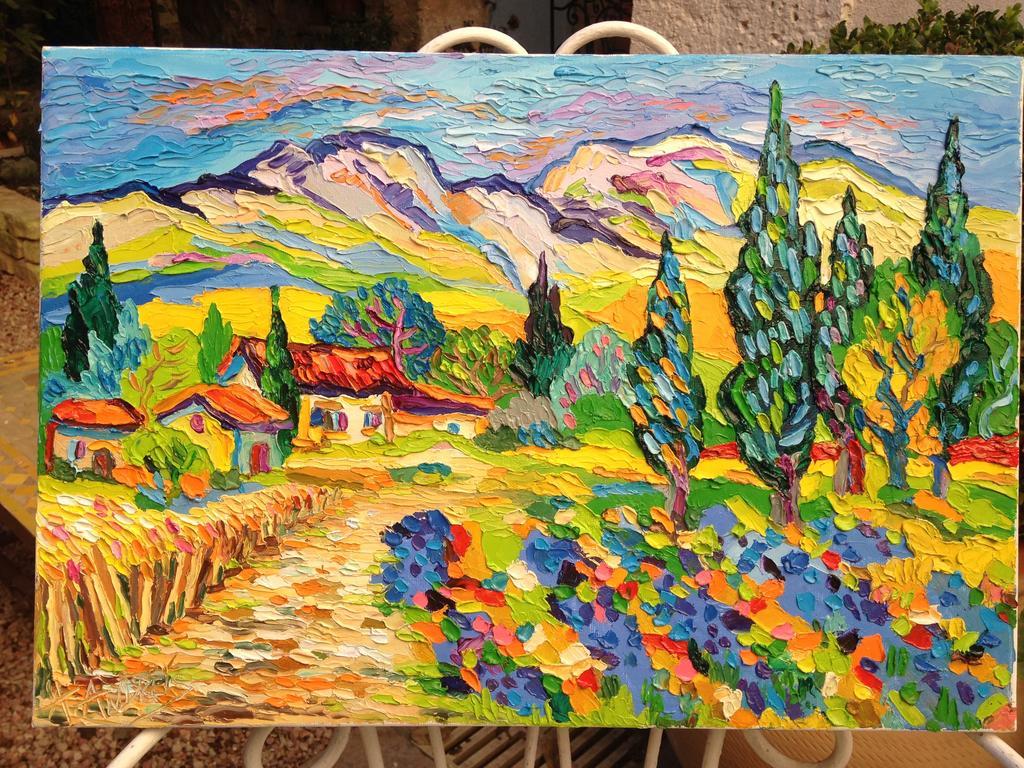 La Maison Du Peintre En Provence Mallemort Exteriör bild