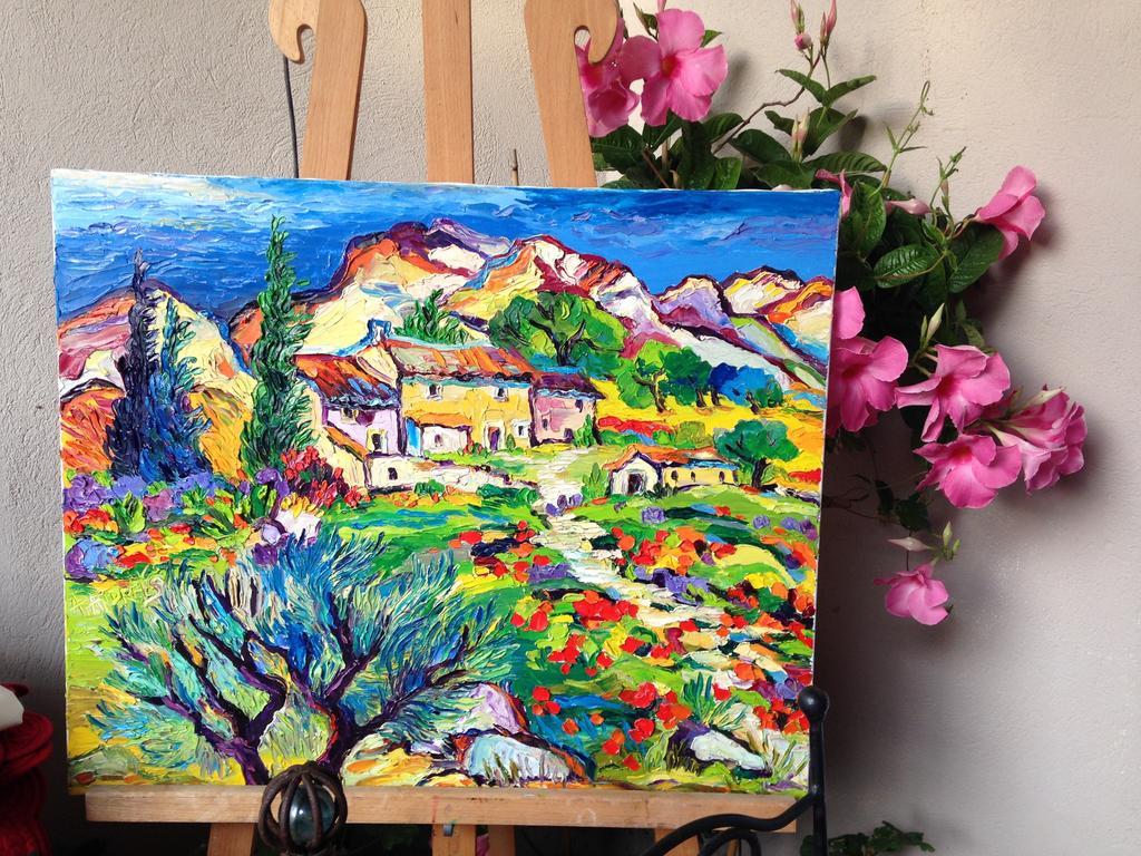 La Maison Du Peintre En Provence Mallemort Exteriör bild